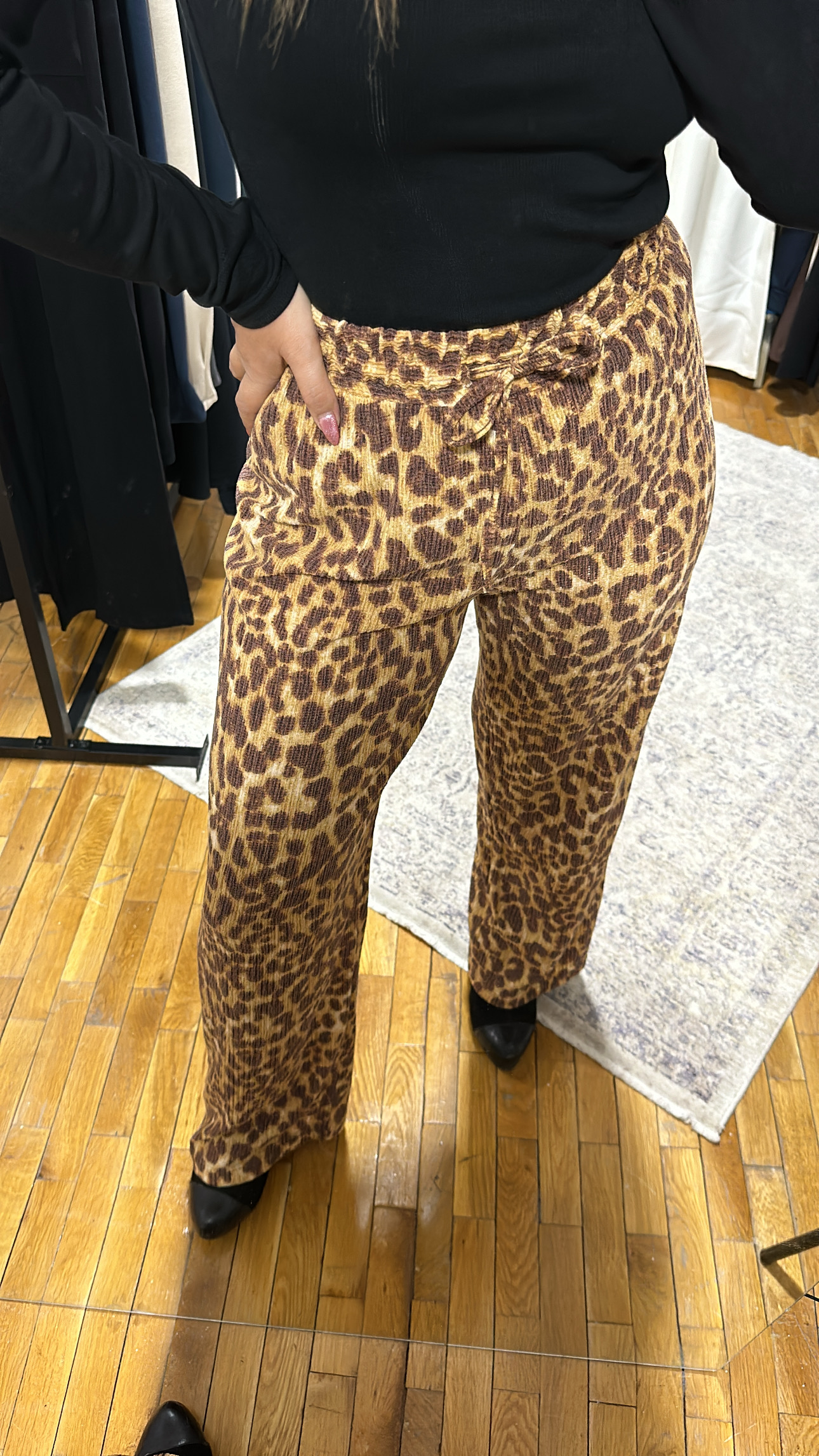 LEOPAR DESEN PANTOLON
