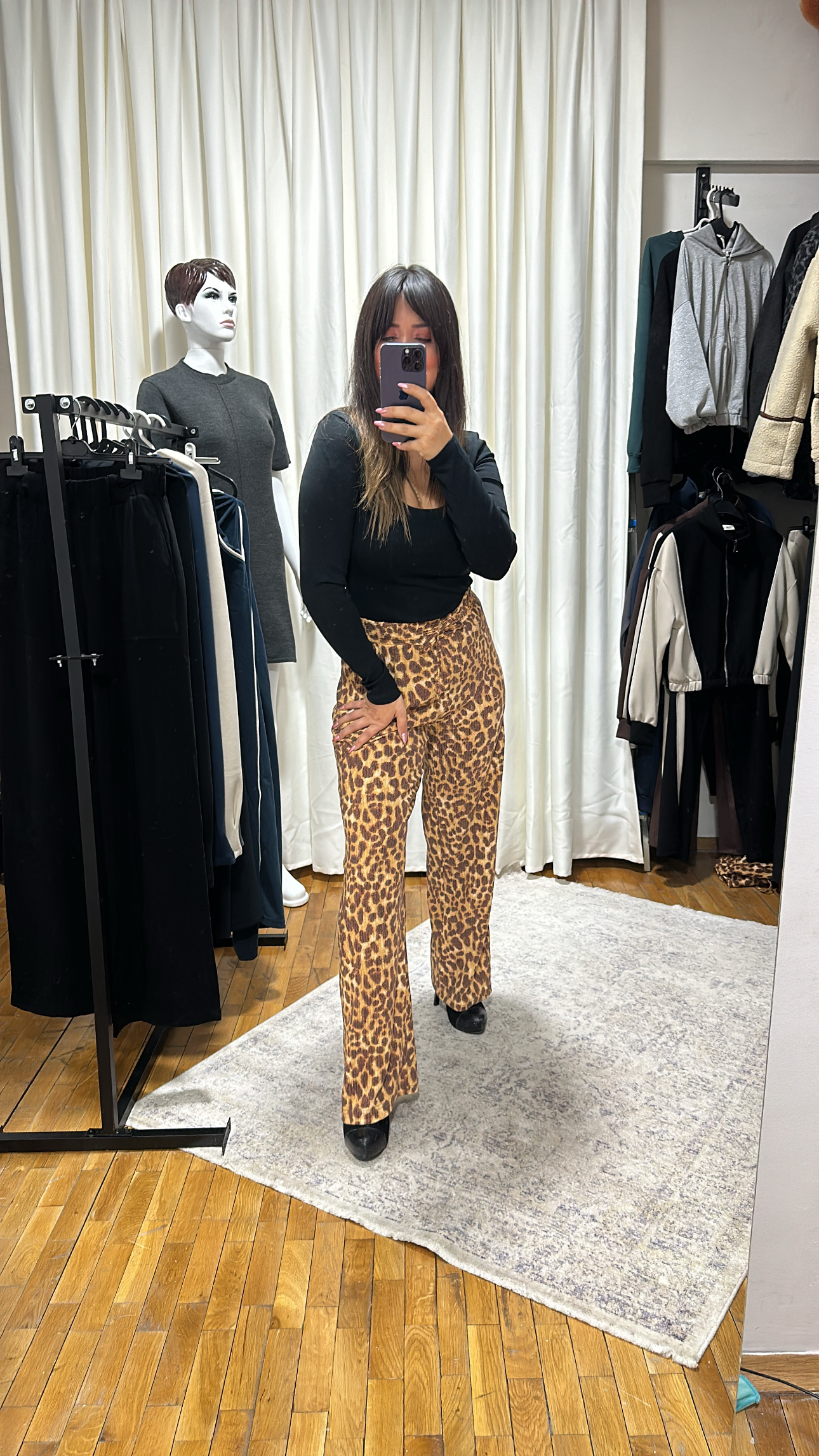 LEOPAR DESEN PANTOLON